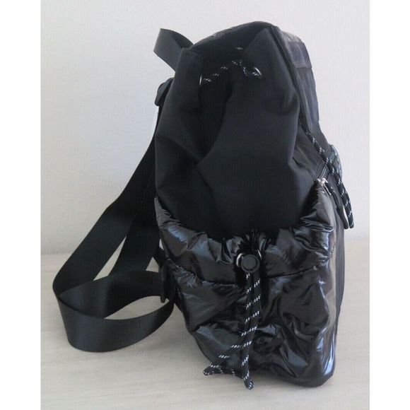 Nautica CN1723/N08 Unisex Black Nylon "Seas The Day" Backpack Tote Bag $100 - Picture 2 of 10
